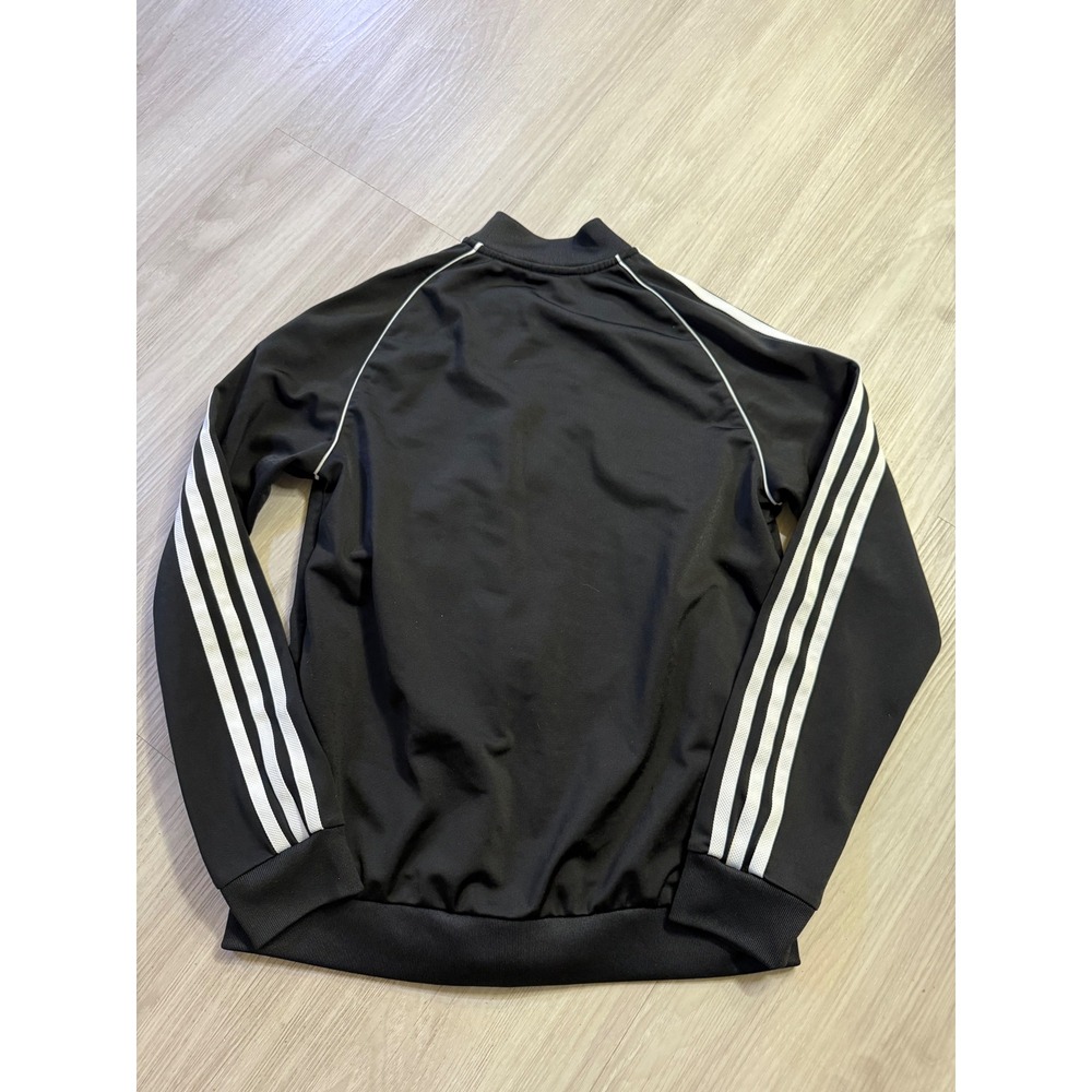 Adidas Originals Boys Primeblue SST Track Jacket Black White 11-12Y M GN8451 - Picture 3 of 11